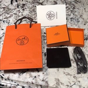 Hermes bag, box, ribbon, pouch for bracelet
